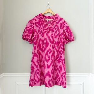 Crown and Ivy hot pink leopard dress 3X